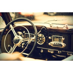 Tablou canvas interior auto vintage 100x70cm